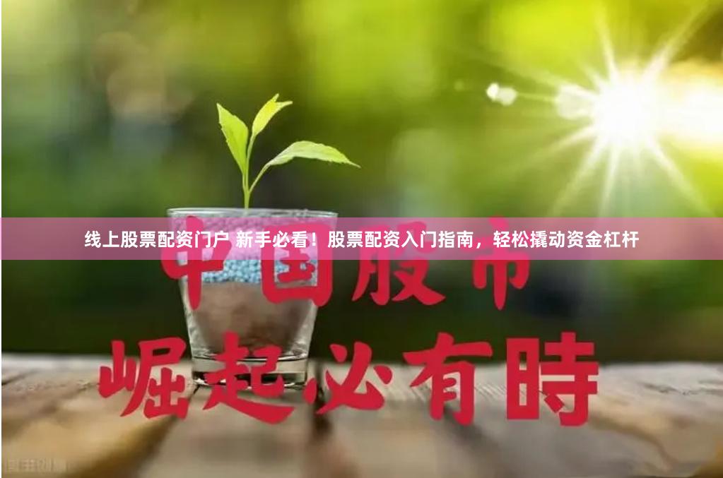 线上股票配资门户 新手必看！股票配资入门指南，轻松撬动资金杠杆